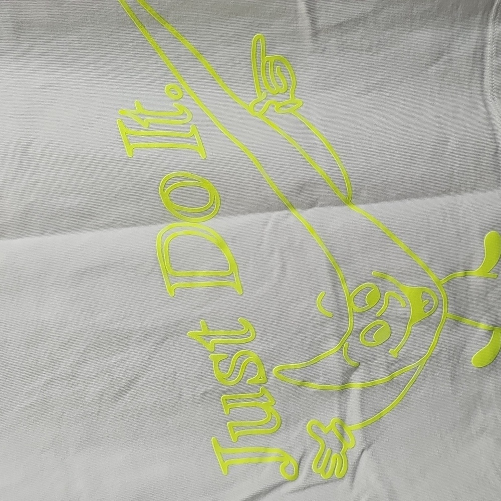 Nike White Long Sleeve Tee with Neon Graphics - Picture 11 of 11